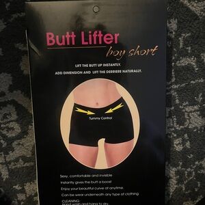 Fashion Nova Black Butt Lifter Boy Short